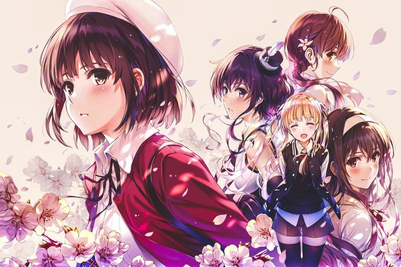 Megumi Katou, Sawamura Eriri Spencer, anime, Kasumigaoka Utaha, Hyoudou Michiru, Saenai Heroine no Sodatekata, Hashima Izumi, anime girls, 4K