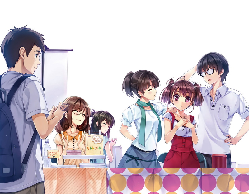 women, sister, group of people, people, leisure activity, Katou Megumi , three quarter length, casual clothing, females, standing, Hashima Izumi, childhood