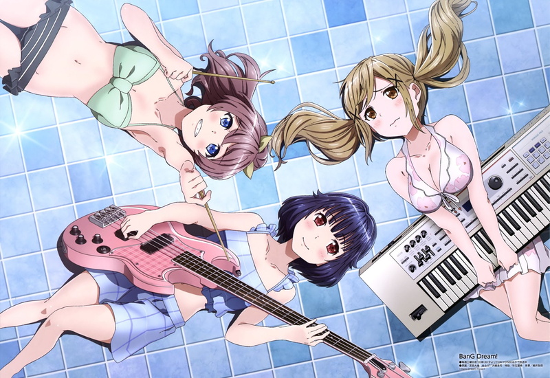 Anime, Rimi Ushigome, BanG Dream!, 1080P, Saaya Yamabuki, Arisa Ichigaya