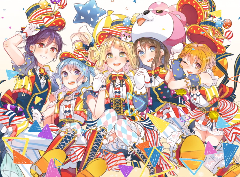 Matsubara Kanon, 1080P, Seta Kaoru, Okusawa Misaki, anime girls, Tsurumaki Kokoro, Kitazawa Hagumi, BanG Dream!, Succhii, 2D