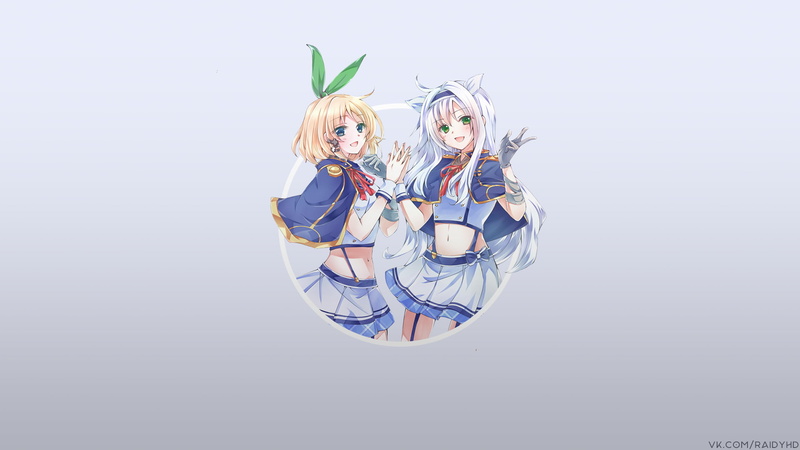 1080P, Rokudenashi Majutsu Koushi to Akashic Records, anime, Sistine Fibel, anime girls, picture-in-picture, Rumia Tingel