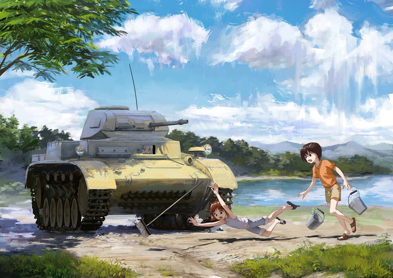 Anime, Erika Itsumi, 720P, Girls und Panzer, Maho Nishizumi, Miho Nishizumi
