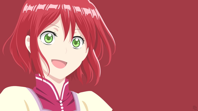 Anime, Akagami no Shirayuki-hime, Shirayuki (Snow White With The Red Hair), 1080P, Snow White with the Red Hair, Minimalist