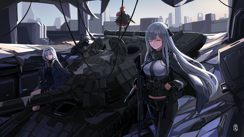 1080P, AR15 (Girls Frontline), Girls Frontline, AN-94 (Girls Frontline), Video Game, AK-12 (Girls Frontline)