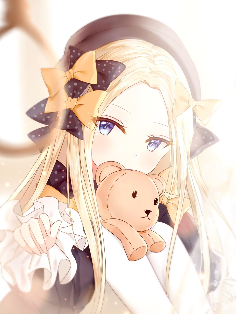 human representation, creativity, 2K, blonde, dress, white, plastic, Fate/Grand Order, art and craft, painting, teddy bears, white color, nature, mammal