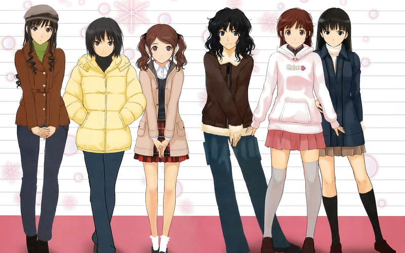 sakurai, tsukasa, 2K, ayatsuji, thighhighs, haruka, group, nakata, rihoko, socks, hat, tanamachi, nanasaki, kneehighs, amagami, morishima, twintails, sae
