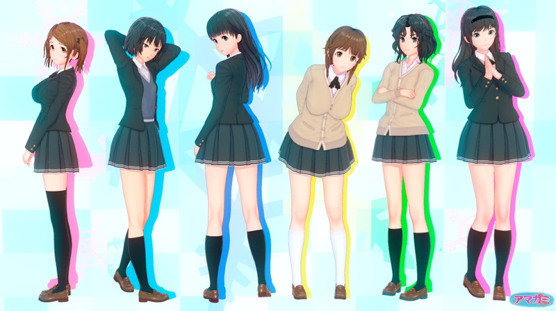 Anime, Haruka Morishima, Sae Nakata, Kaoru Tanamachi, Rihoko Sakurai, Tsukasa Ayatsuji, 1080P, Ai Nanasaki, Amagami