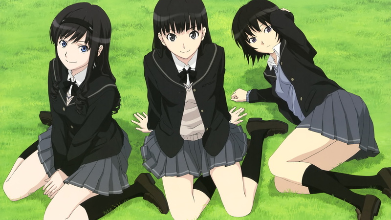 skirts, blue, haruka, knee, 1080P, tsukasa, amagami, nanasaki, ayatsuji, girls, anime, eyes, morishima, socks