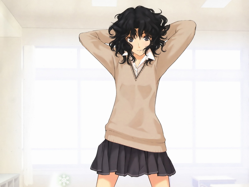 amagami, kisai, takayama, tanamachi, seifuku, black, hair, eyes, kaoru, 1080P