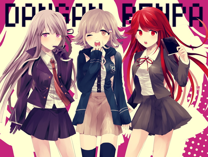 minota7, nanami, ryouko, kirigiri, dangan ronpa, kyouko, 1080P, chiaki, otonashi