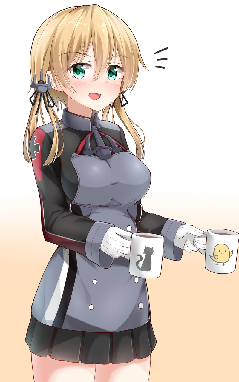 emotion, Kantai Collection, human representation, Prinz Eugen (KanColle), representation, child, 4K, skirt, doll, females, technology, green eyes, toy