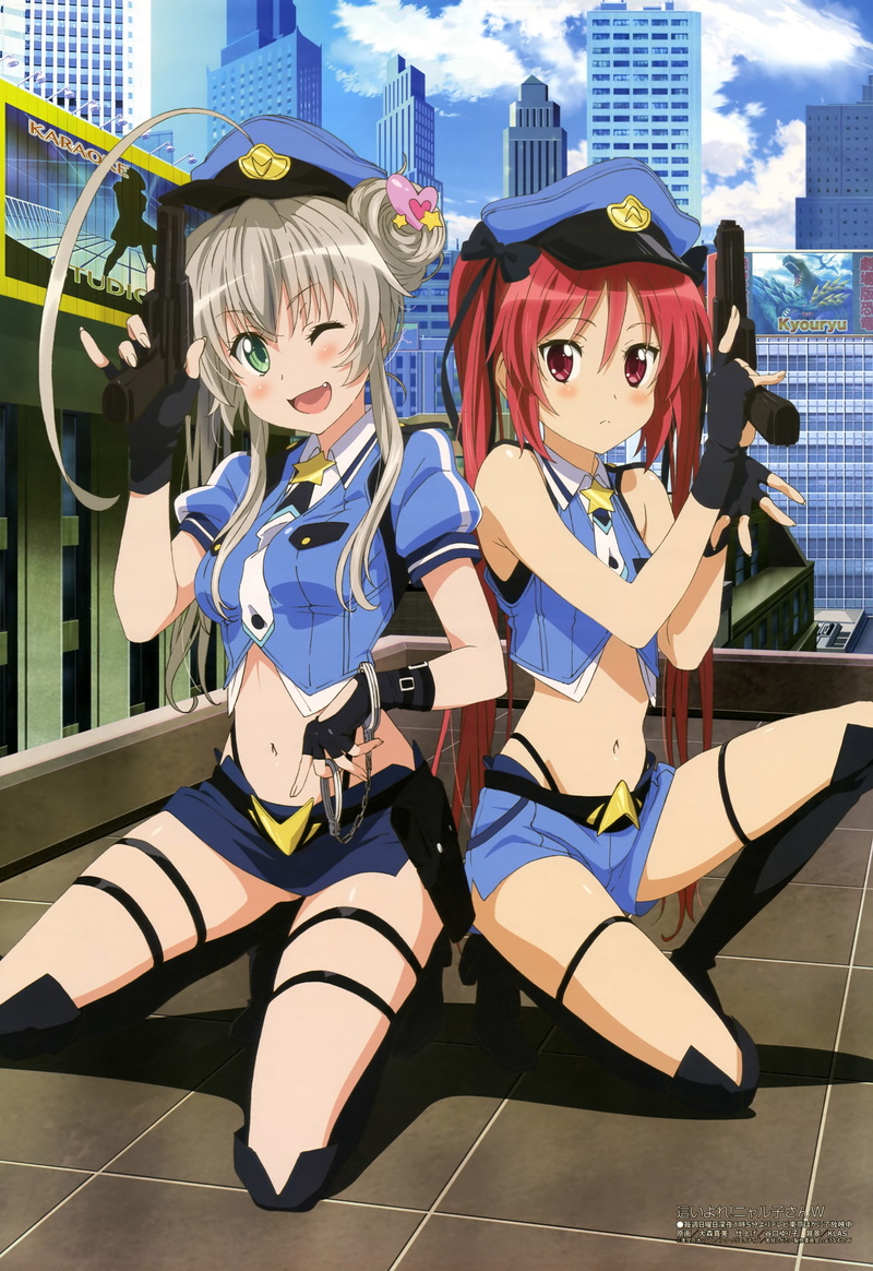 nyaruko san, nyaruko, kuuko, 5K, cthugha, haiyore