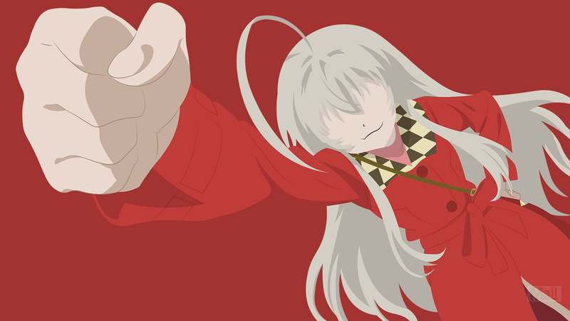 Nyaruko, adult, 1080P, waist up, clothing, red, anime girls, indoors, anime, Haiyore! Nyaruko-san, creativity, young adult, representation, one person
