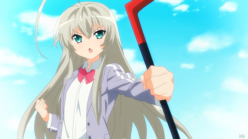 x, Haiyore! Nyaruko, anime, 1920x1080 px, haiyore, px, eyes, art, 1080P, wrestling, Nyaruko, hd, girls, sports, Anime Girls, Blue Eyes, blue, San