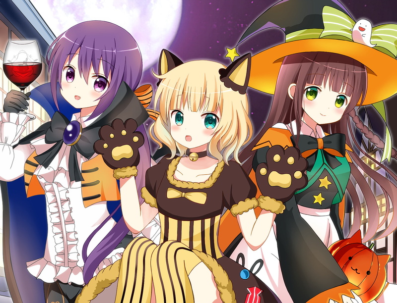 1080P, Sharo Kirima, Is the Order a Rabbit?, Anime, Rize Tedeza, Chiya Ujimatsu