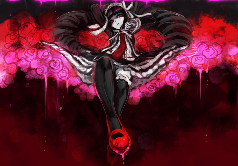 rudenberk, lolita, dangan ronpa, 1080P, fashion, celestia, goth loli