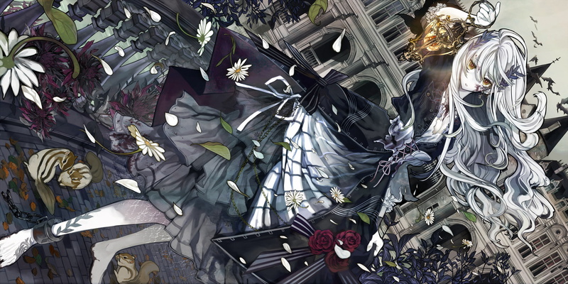 white, original, chain, flowers, lolita, building, hair, 2K, tattoo, barefoot, polychromatic, goth loli, saki, animal, ukai, fashion