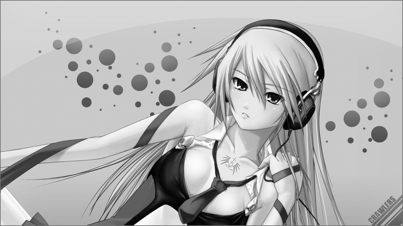 1080P, headphones, Blazblue, Noel Vermillion