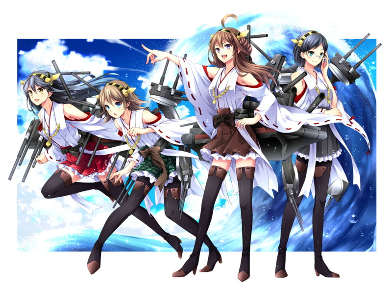clothes, lifestyles, representation, young women, ame, adult, brown, collection, black, group of people, women, people, digital composite, hair, kancolle