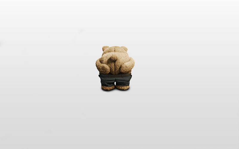 man, posture, sadic, Out, odd, pants, bear, movies, teddy, 1080P, humor, ted, miho