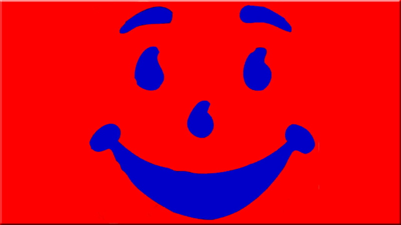 blue, cute, guy, 3d and abstract, funny, face, smile, koolaid, smiley, humor, 1080P, aid, kool