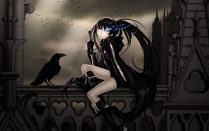 anime, Strength (Black Rock Shooter), anime girls, Black Rock Shooter, 2K