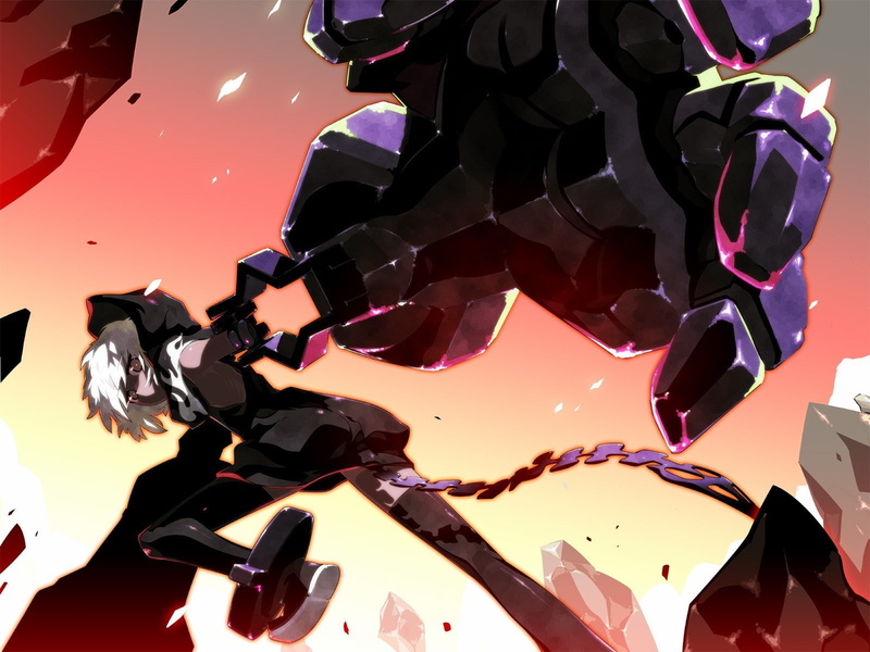 Strength (Black Rock Shooter), anime, Black Rock Shooter, 720P, anime girls