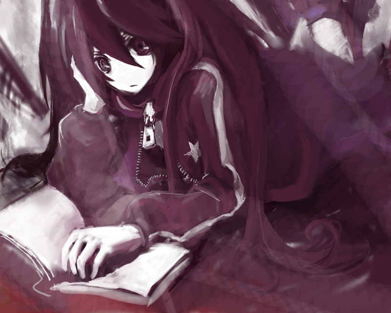 backgrounds, one person, close-up, anime girls, bag, midsection, indoors, representation, anime, textile, women, 2K, high angle view, red, full frame