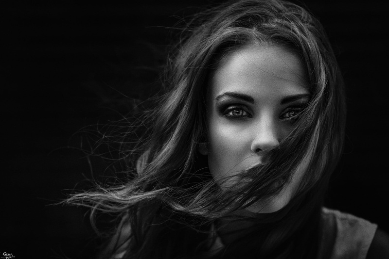 long hair, young women, hair, looking at camera, beautiful woman, human hair, photo, one person, Alla Berger, human body part, women, Georgy Chernyadyev