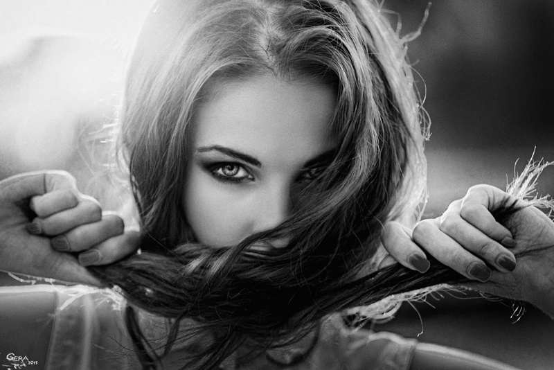 1080P, Georgy Chernyadyev, Alla Berger, women, monochrome, model