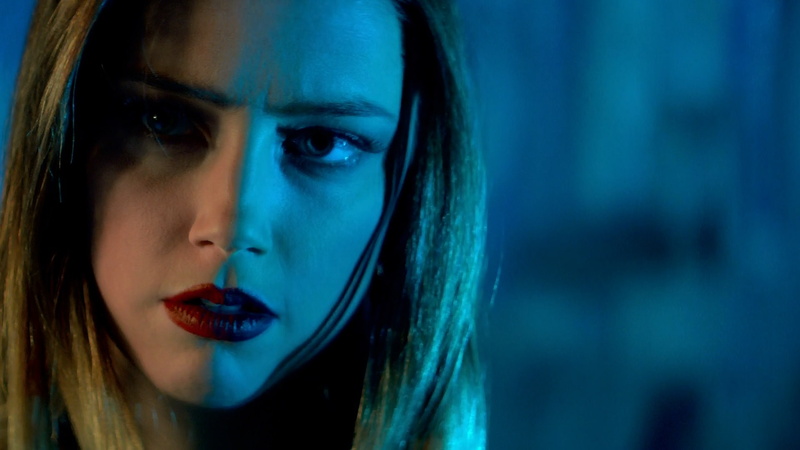 1080P, blue, beauty, human lips, young adult, young women, contemplation, hair, beautiful woman, 3 Days To Kill, human face, one person, hairstyle, make-up