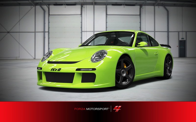 1080P, sports car, forza, green color, mode of transportation, showroom, modern, retro styled, yellow, black color, toy, no people, land vehicle