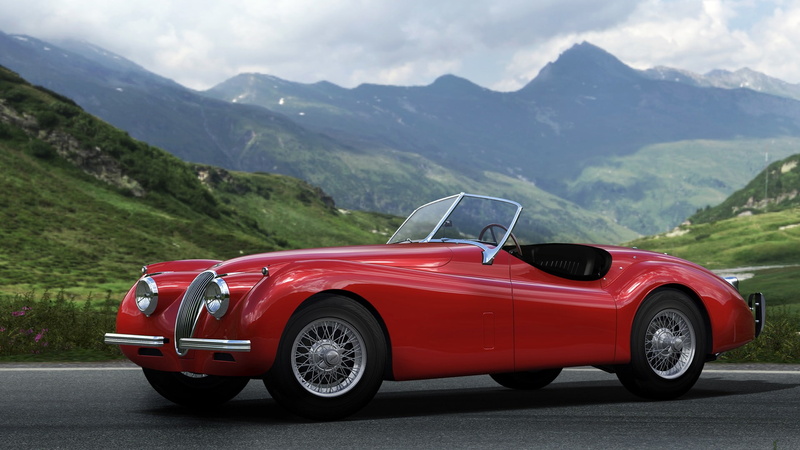 vintage, 1080P, forza, forza motorsport 4, vintage car, red, motorsport, convertible, car, red car