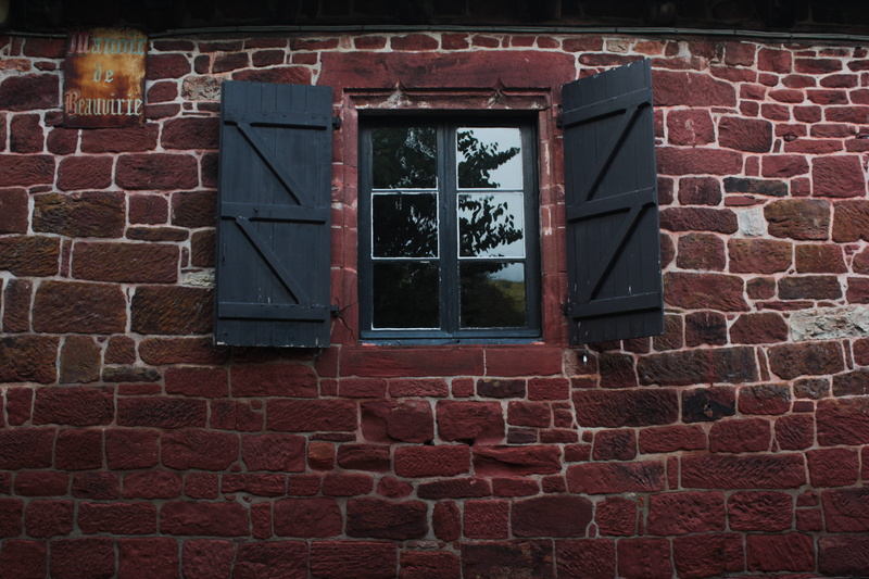 building, cobblestone, sidewalk, brick, window, no people, geranium, clear, 5K, flagstone, stone wall, house, slate, residential district, building exterior