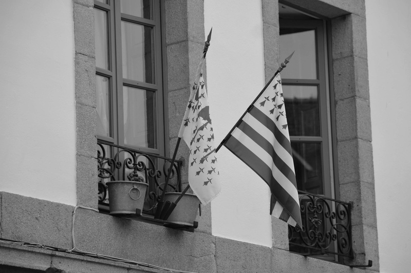 architecture, no people, residential district, pots, village, flag, wall, outdoors, building exterior, drapeaux, sign, fenetres, nature, built structure
