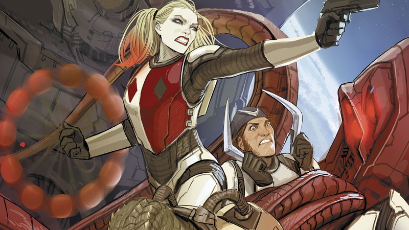 Gun, Harley Quinn, Boomerang, Pistol, DC Comics, Comics, 1080P, Blonde, Angry, Weapon, Suicide Squad, Captain Boomerang