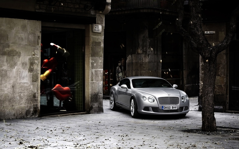 continental, gray, gt, Bentley Continental GT, 1080P, bentley, coupe