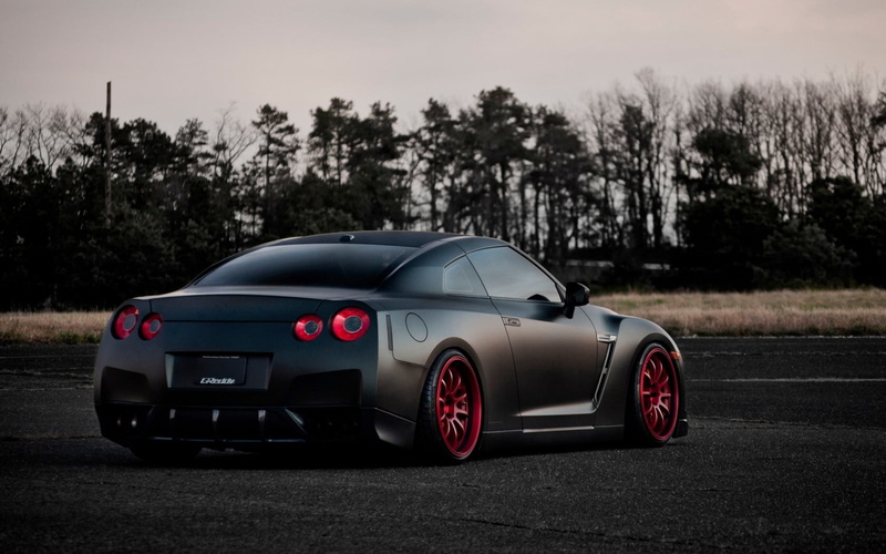 elegance, plant, no People, status Car, tree, car, outdoors, wheel, nissan, travel, supercar, r, luxury, front View, sports Car, ontario - Canada, gt-r