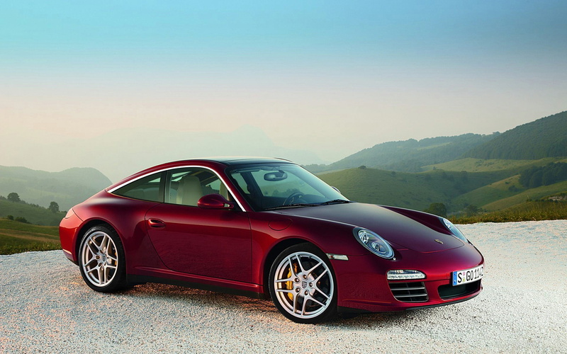 s, targa, porsche, coupe, red, cars, 1080P