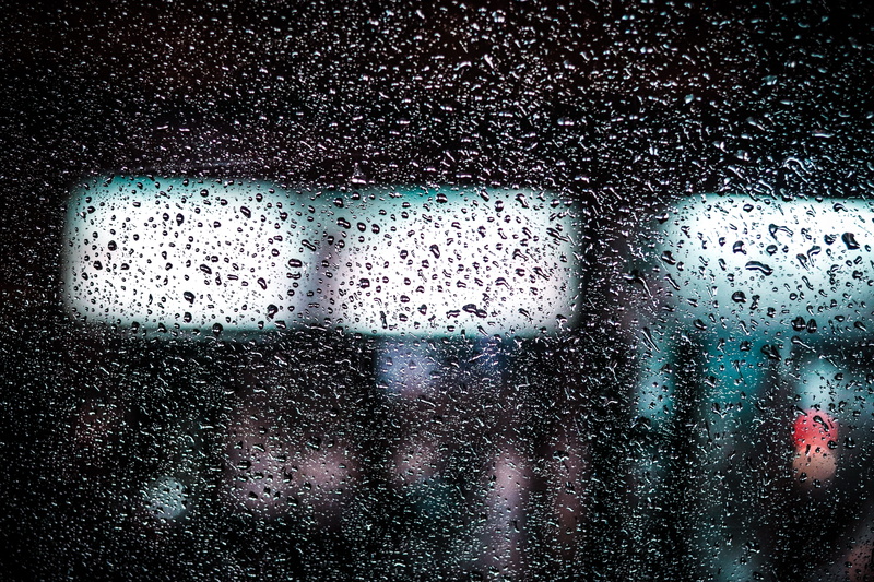 drop, glass, macro, glass - material, mode of transportation, fish, neon, window, rainy season, transportation, animal, raindrop, rain, club, car, water