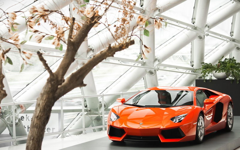 lp700, 2013, lamborghini, lp, orange, 2K, aventador, car, sports, cars