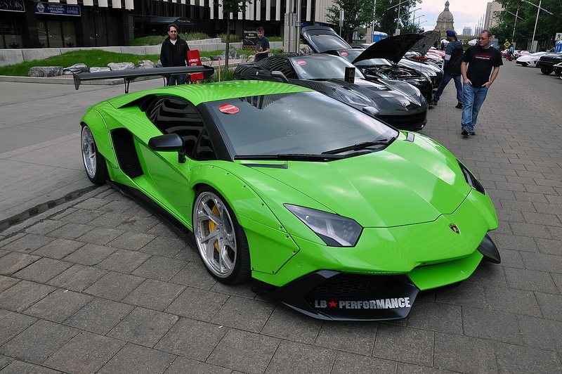 aventador, supercars, walk, green, modified, liberty, lamborghini, 720P, cars