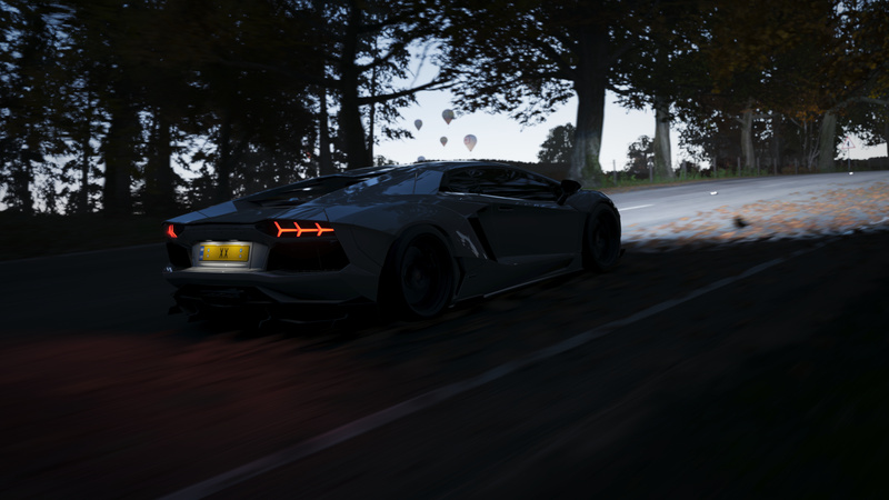 Liberty Walk, 1080P, Lamborghini, grey cars, Forza Horizon 4, Lamborghini Aventador LP700-4