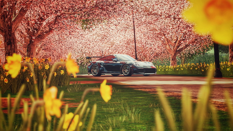 Forza Horizon 4, 1080P, Forza, Porsche 911 GT2 RS, GT2 RS, Porsche, Porsche 911, car