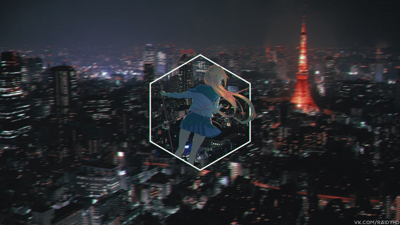 Tokyo, nature, picture-in-picture, leisure activity, motion, men, anime girls, 1080P, building exterior, sport, built structure, one person