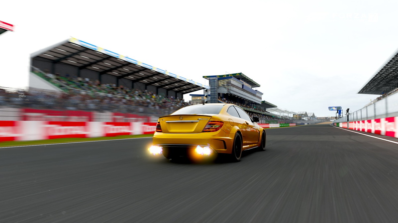 1080P, road, motion, Forza, sky, taxi, Forza Motorsport, motor vehicle, built structure, day, building exterior, blurred motion, mode of transportation