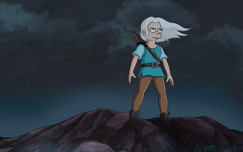Disenchantment, TV series, 2K, Netflix, Princess Bin, Disappointment, fantasy animated series, fantasy sitcom, Princess Bean, 2019