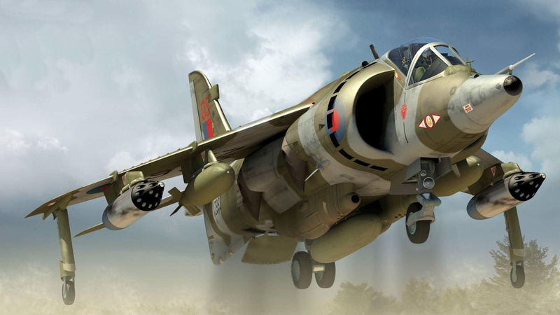 1080P, olive, harrier, hawker siddeley, fighter, aircraft, green, plane, grey, hawker, 1920x1080, siddeley