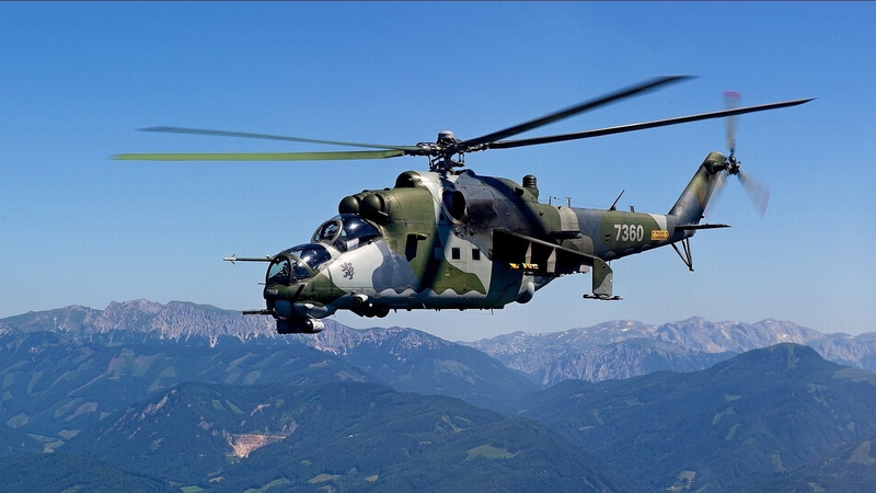 aircraft, helicopters, military aircraft, vehicle, mi 24 hind, military, 1080P