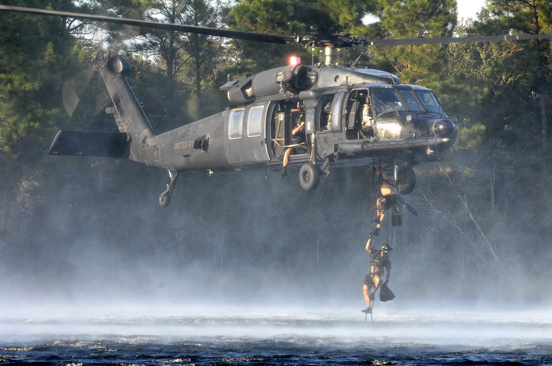 people, transportation, air vehicle, flying, propeller, searching, navy, sea, rescue, water, rescue worker, military, nature, 720P, motion, day, military training